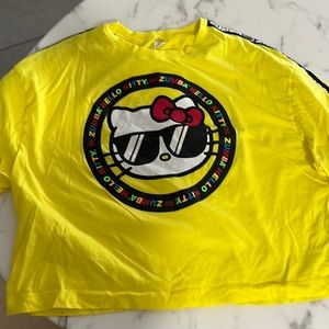 Zumba wear and hello kitty T-shirt